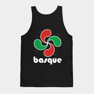 Basque design Basque Pride Lauburu Four Heads Symbol graphic Tank Top